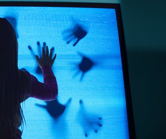 Une scène du film Poltergeist