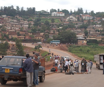 Scène du film Un dimanche à Kigali