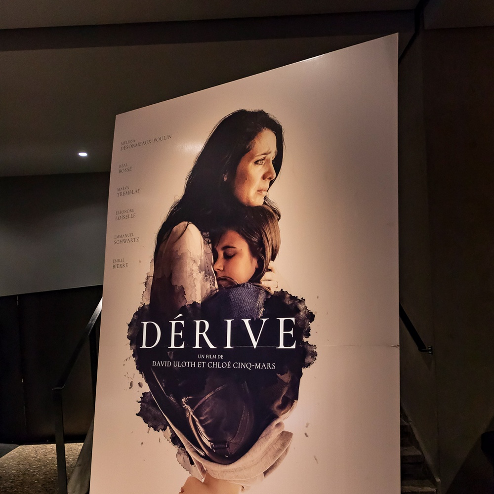 Sur le tapis rouge du film Dérive