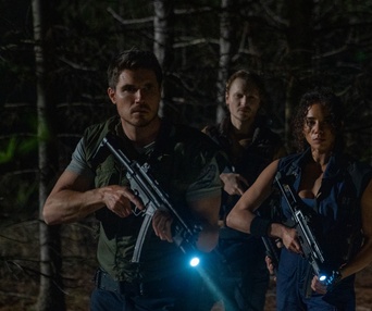 Une scène du film Resident Evil: Welcome to Raccoon City