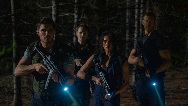 Une scène du film Resident Evil: Welcome to Raccoon City