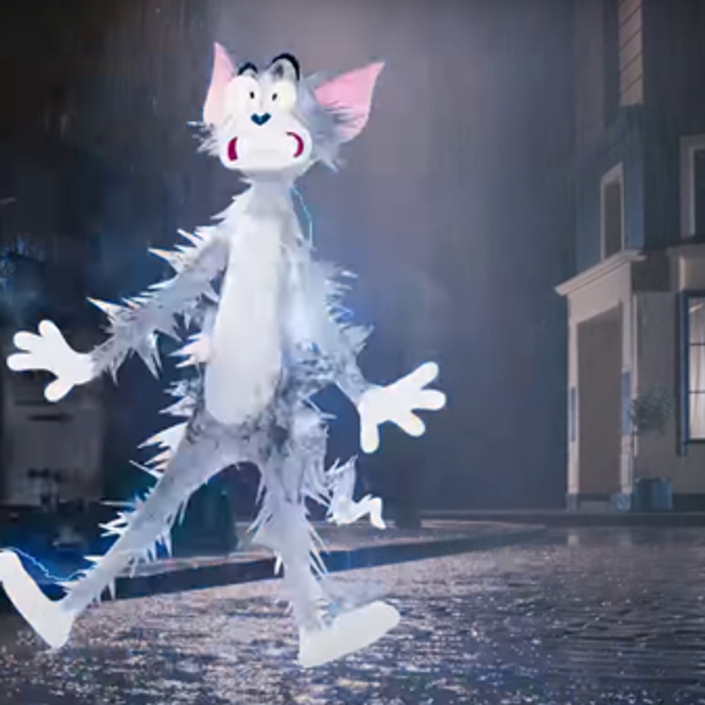 Une scène du film Tom and Jerry