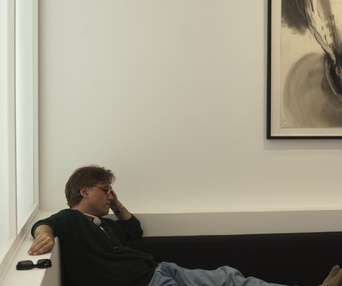 Sur le plateau du film The Social Network