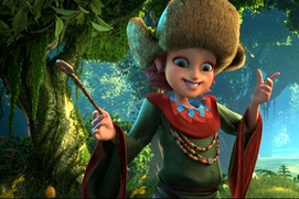 Une scène du film Cendrillon et le prince secret Une scène du film Cendrillon et le prince secret