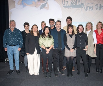 Visionnement de presse de Un gars, une fille