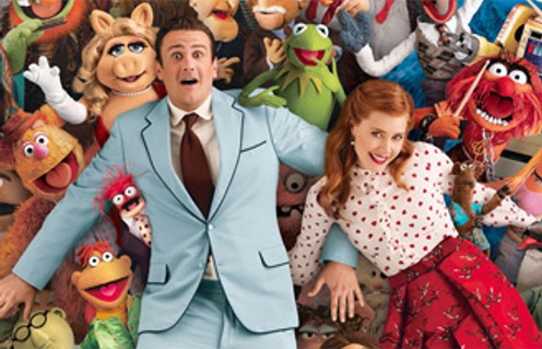 Jason Segel et Amy Adams dans The Muppets