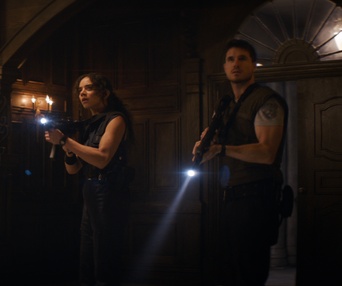 Une scène du film Resident Evil: Welcome to Raccoon City