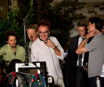 Sur le plateau du film Trance