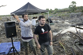 Sur le plateau du film The Impossible Sur le plateau du film The Impossible