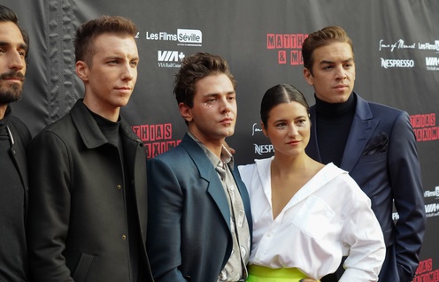 Sur le tapis rouge du film Matthias et Maxime