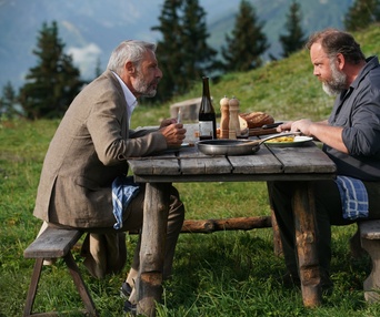 Une scène du film Les choses simples