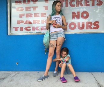 Une scène du film The Florida Project