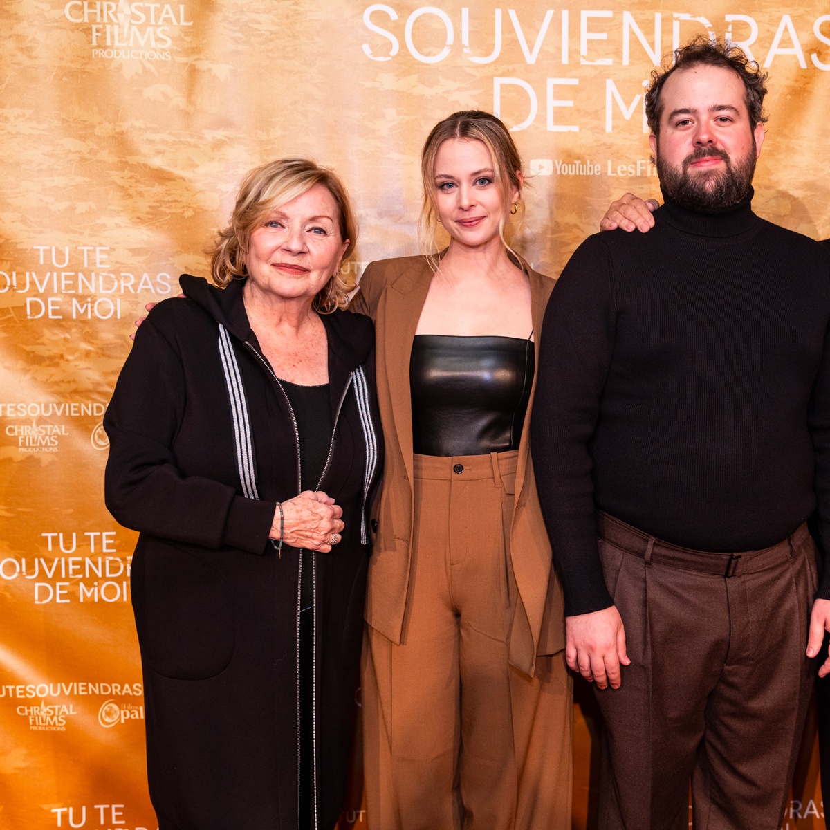 Sur le tapis rouge du film Tu te souviendras de moi