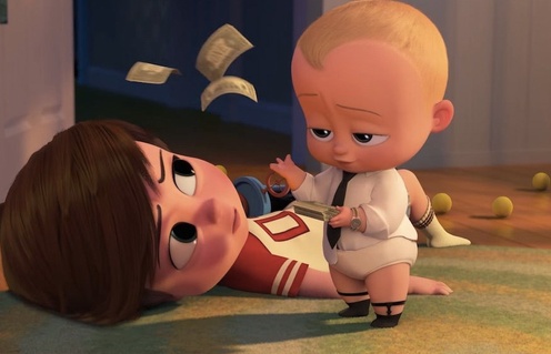 Une scène du film The Boss Baby