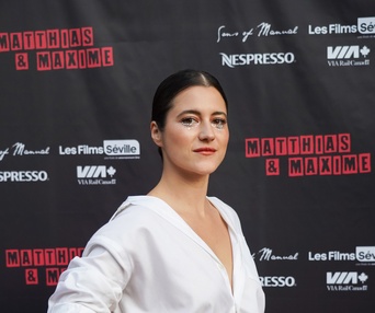 Sur le tapis rouge du film Matthias et Maxime