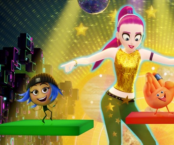 Une scène du film Émoji le film