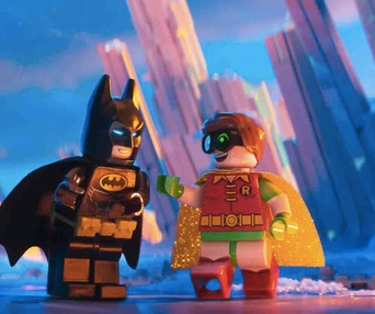 Une scène du film The Lego Batman Movie
