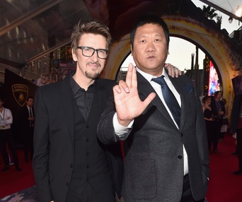 Sur le tapis rouge de Los Angeles du film Doctor Strange