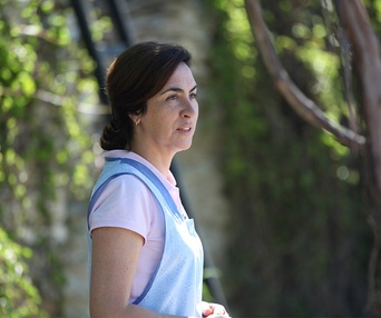 Une scène du film La cage dorée