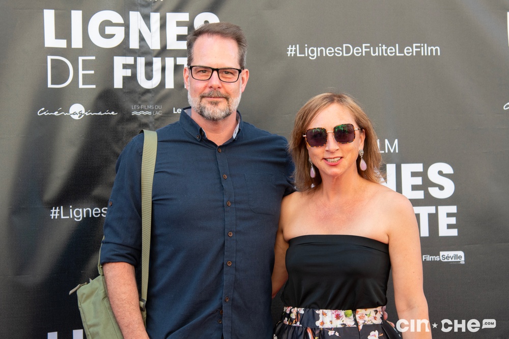 Sur le tapis rouge du film Lignes de fuite
