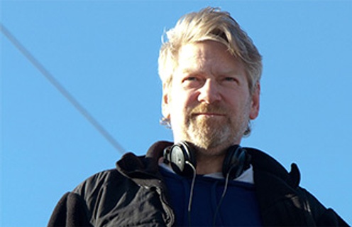 Kenneth Branagh sur le plateau du film Thor