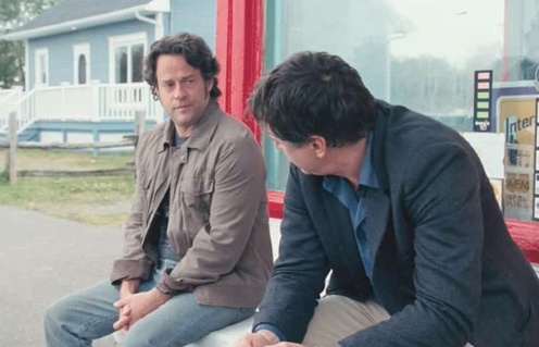Alexis Martin et François Papineau dans le film Route 132
