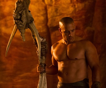 Une scène du film Riddick
