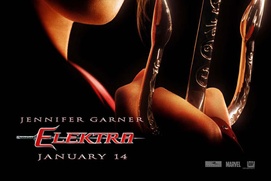 Affiche américaine du film Elektra Affiche américaine du film Elektra