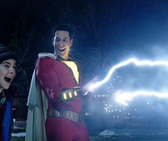 Une scène du film Shazam!