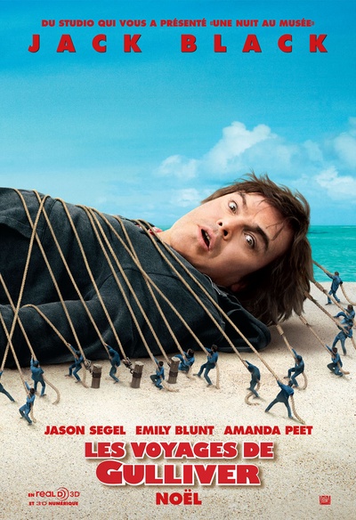 Affiche du film Les voyages de Gulliver