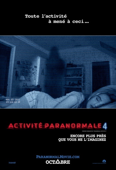 Affiche du film Activité paranormale 4