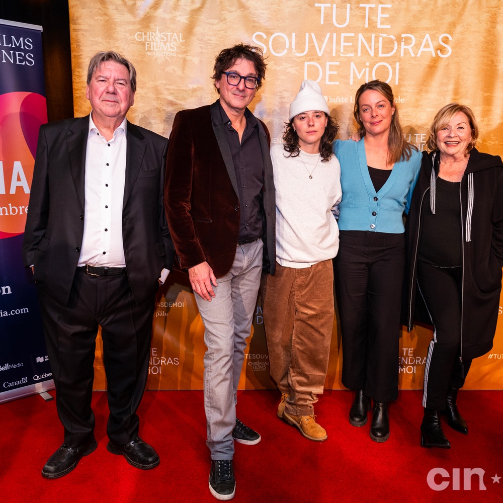 Sur le tapis rouge du film Tu te souviendras de moi