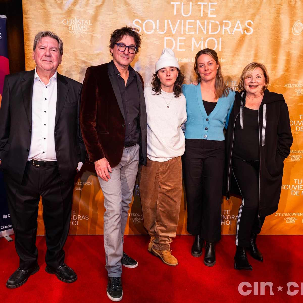 Sur le tapis rouge du film Tu te souviendras de moi