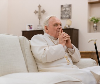 Une scène du film The Two Popes
