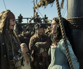 Une scène du film Pirates of the Caribbean: Dead Men Tell No Tales