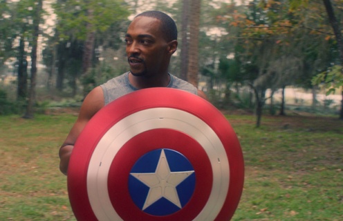 Une scène de la série The Falcon and the Winter Soldier