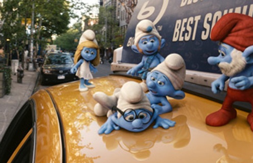 Une scène du film The Smurfs