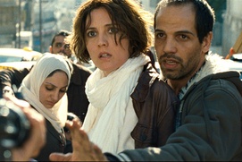 Une scène du film Inch'Allah Une scène du film Inch'Allah