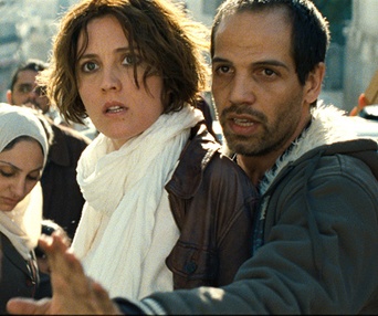 Une scène du film Inch'Allah