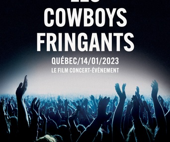 Affiche du film Les Cowboys Fringants - Québec/14/01/2023 - Le film concert-événement 