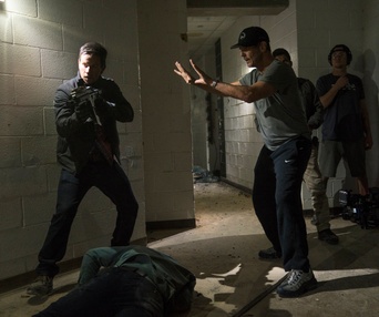 Une scène du film Mile 22