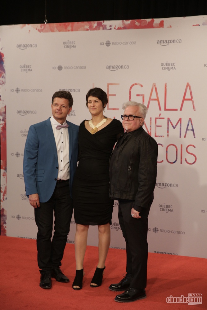 Sur le tapis rouge de Gala du cinéma Québécois