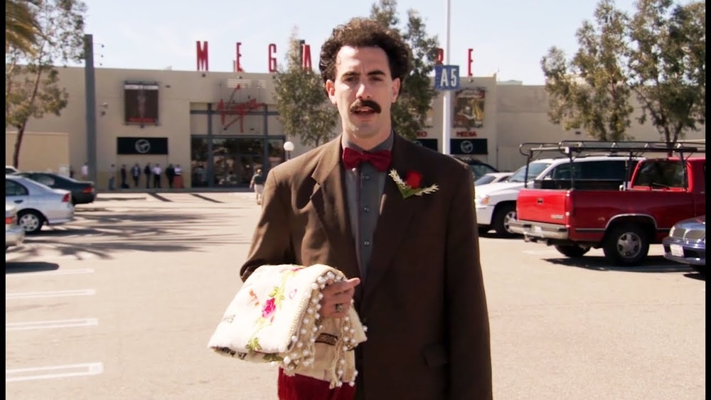 Une scène du film Borat