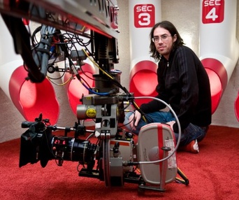 Sur le plateau du film Cats & Dogs: The Revenge of Kitty Galore