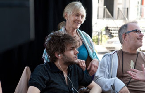 Xavier Dolan, Lyse Lafontaine et Yves Bélanger dans Laurence Anyways