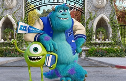 Une scène du film Monsters University