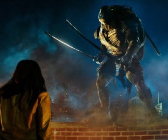 Une scène du film Teenage Mutant Ninja Turtles
