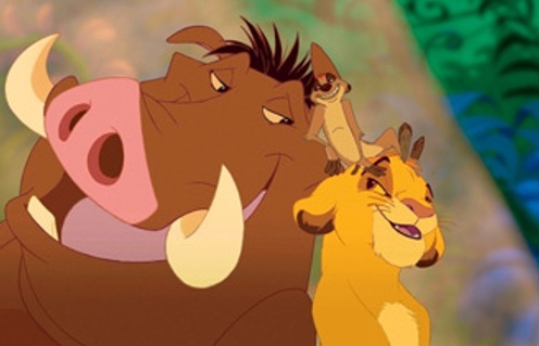 Une scène du film The Lion King