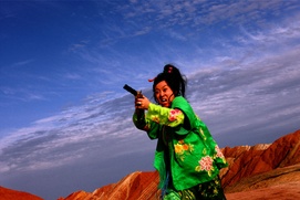 Une scène du film A Woman, a Gun and a Noodle Shop