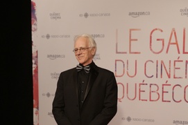 Sur le tapis rouge de Gala du cinéma Québécois